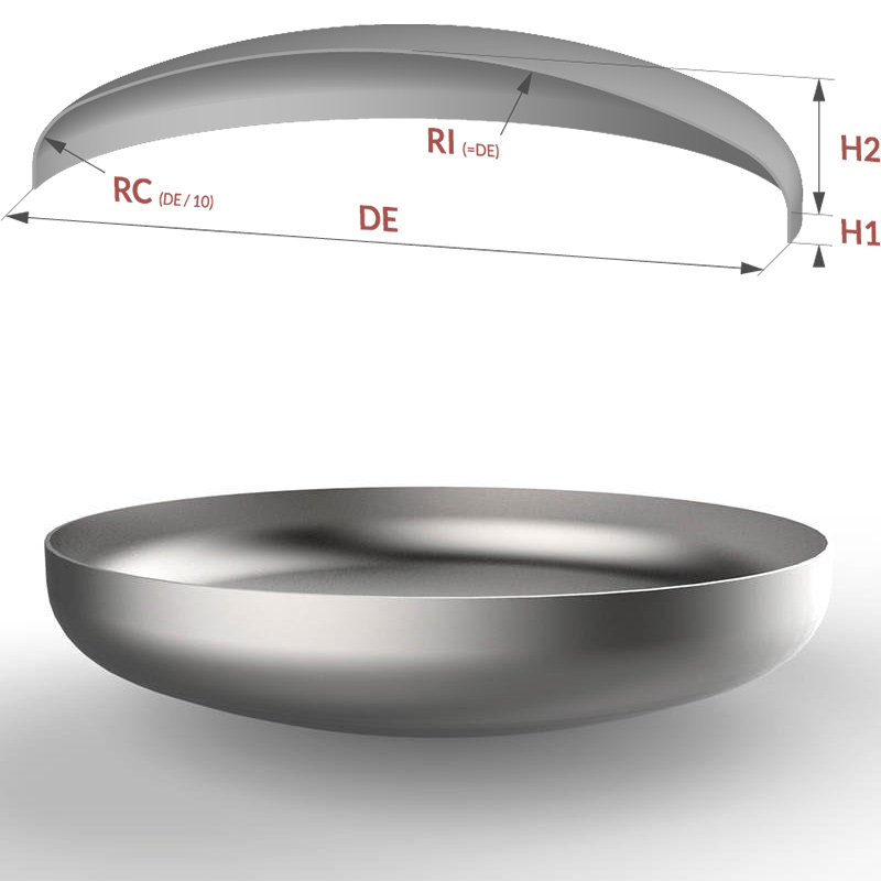 Pressure Vessel Torispherical Tank Dish Ends 